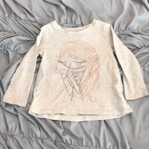 Gap snow girl top